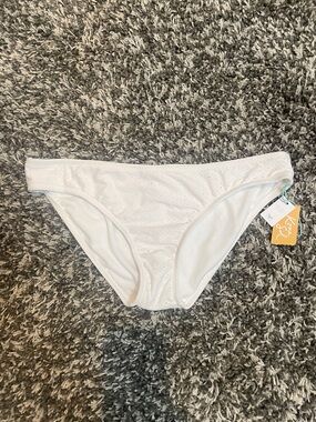 Kona Sol White Eyelet Bikini Bottoms